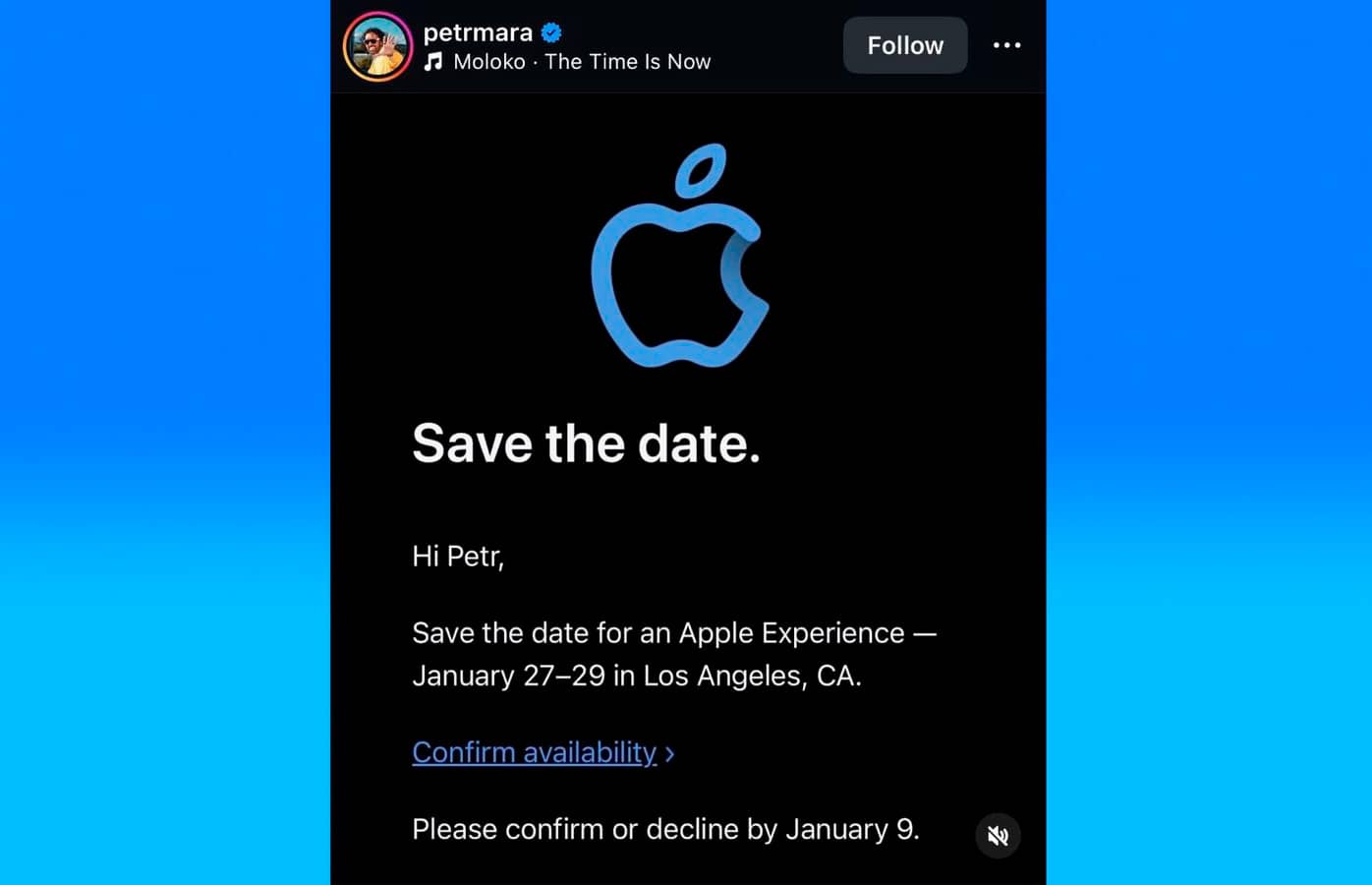 Apple проведе захід у Лос-Анджелесі з 27 по 29 січня