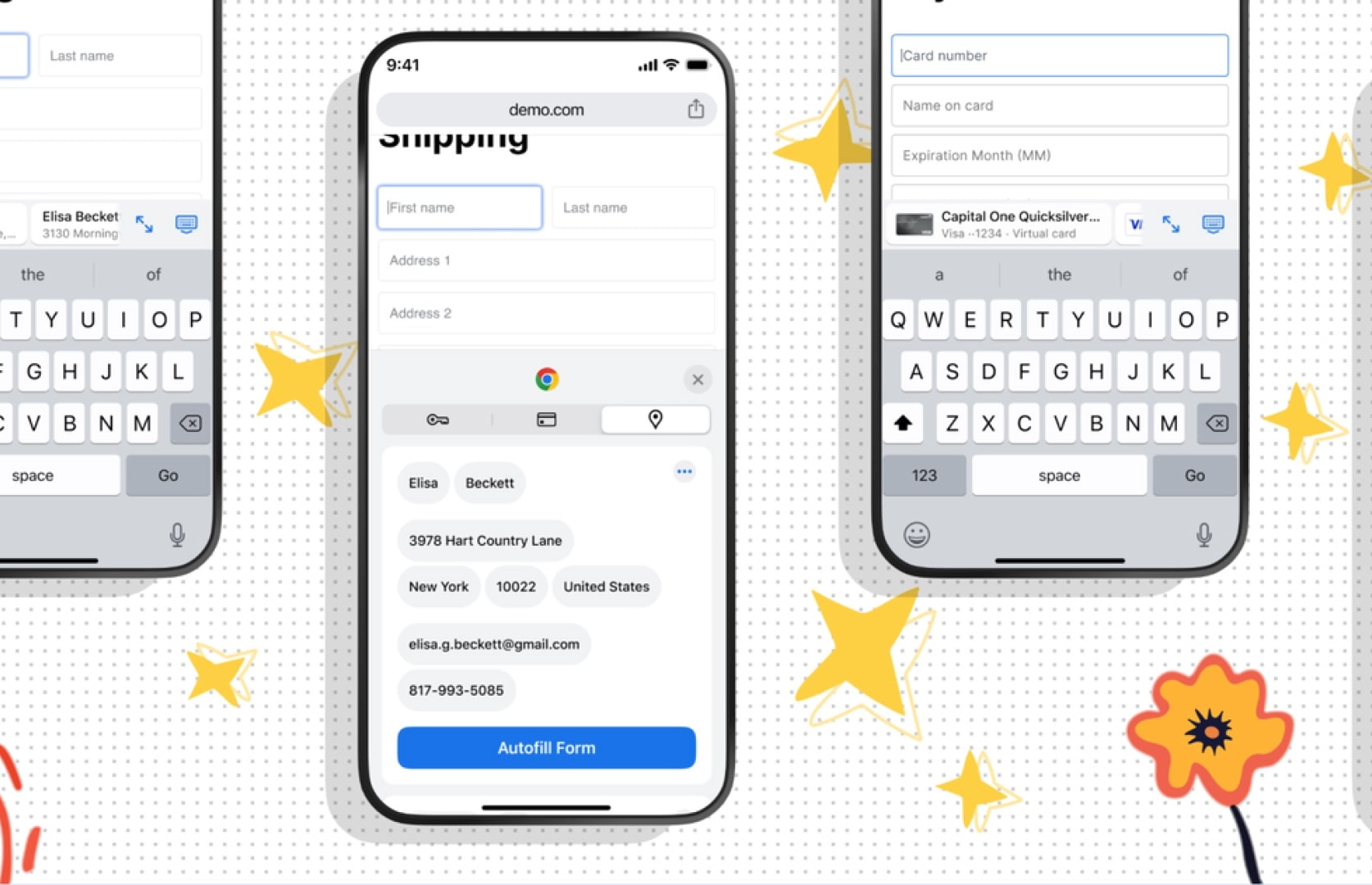 Google Chrome навчився заповнювати більше видів даних у формах