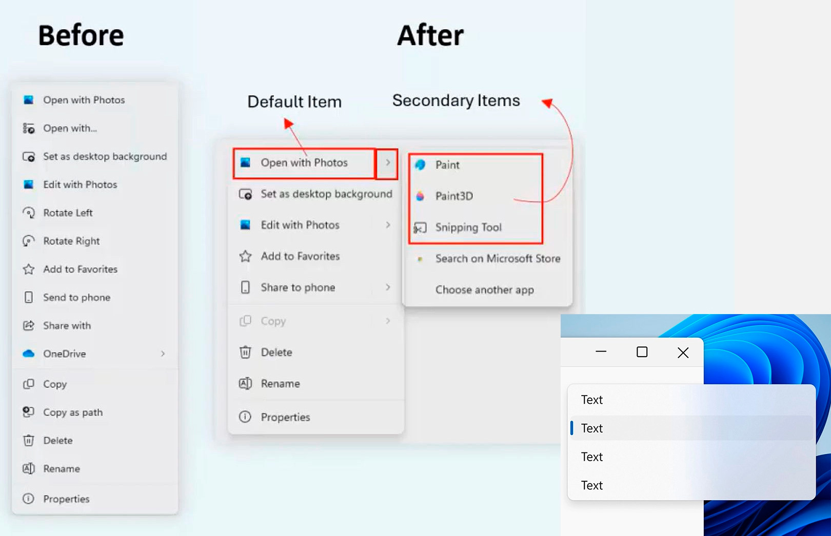 Microsoft наведе лад у контекстному меню Windows 11