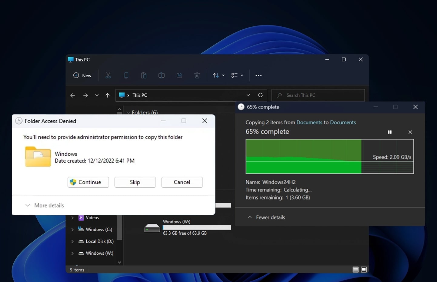 Контекстні меню у «Провіднику» у Windows 11 отримають темну тему