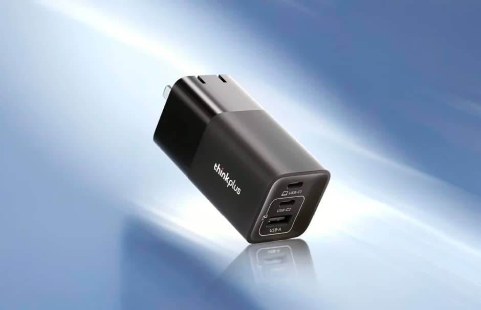 Представлено зарядний пристрій Lenovo ThinkPlus 100W GaN потужністю 100 Вт