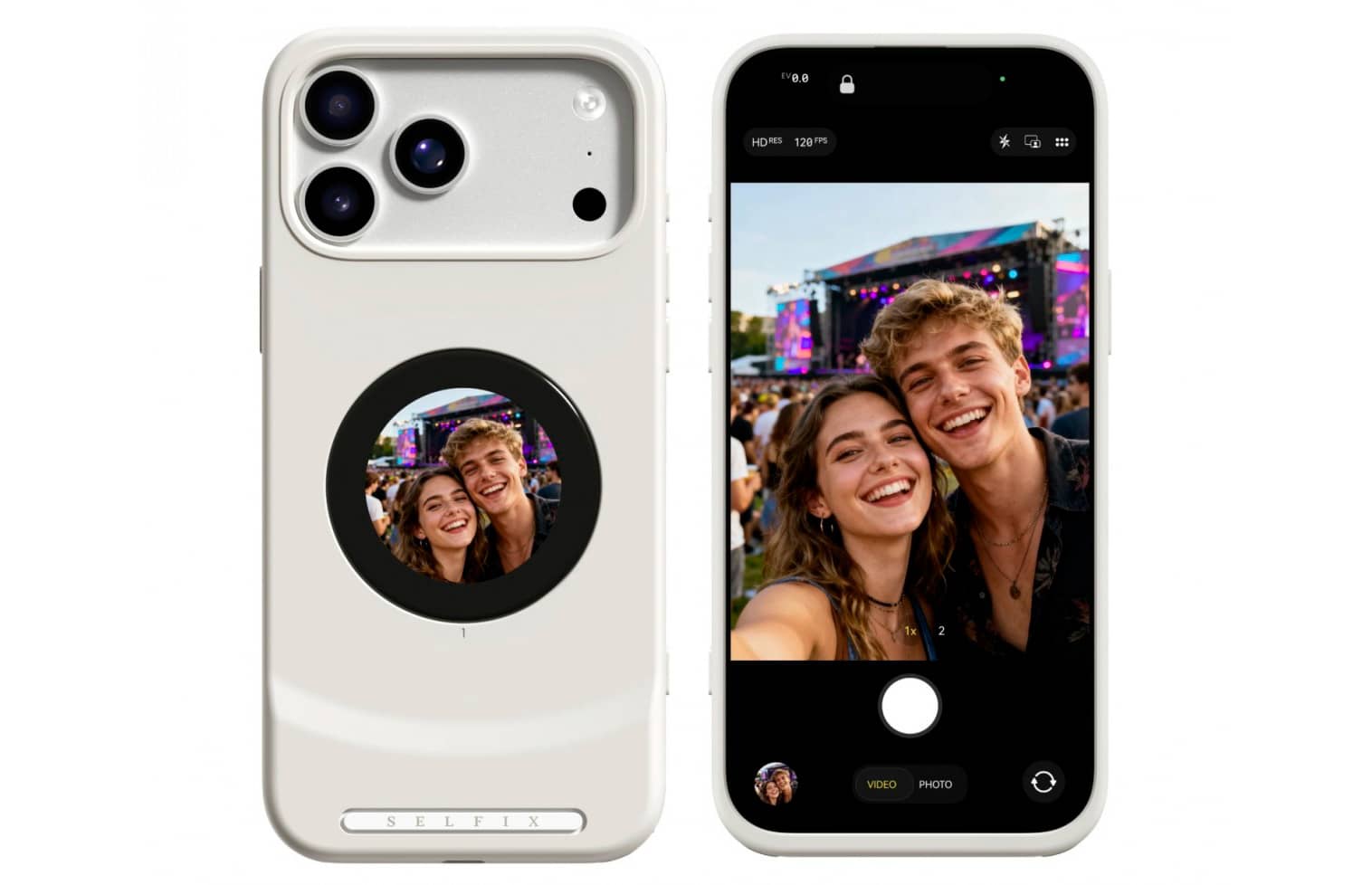 Представлено чохол для iPhone 17 Pro із заднім круглим екраном