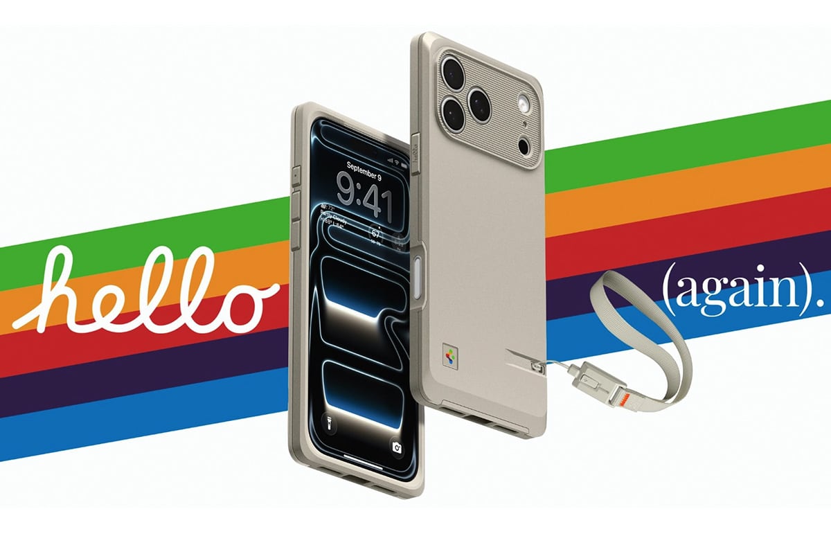 Spigen випустила чохол для iPhone 17 Pro у стилі Macintosh 128К
