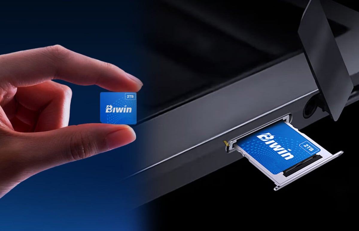 Biwin представила крихітний SSD CL100