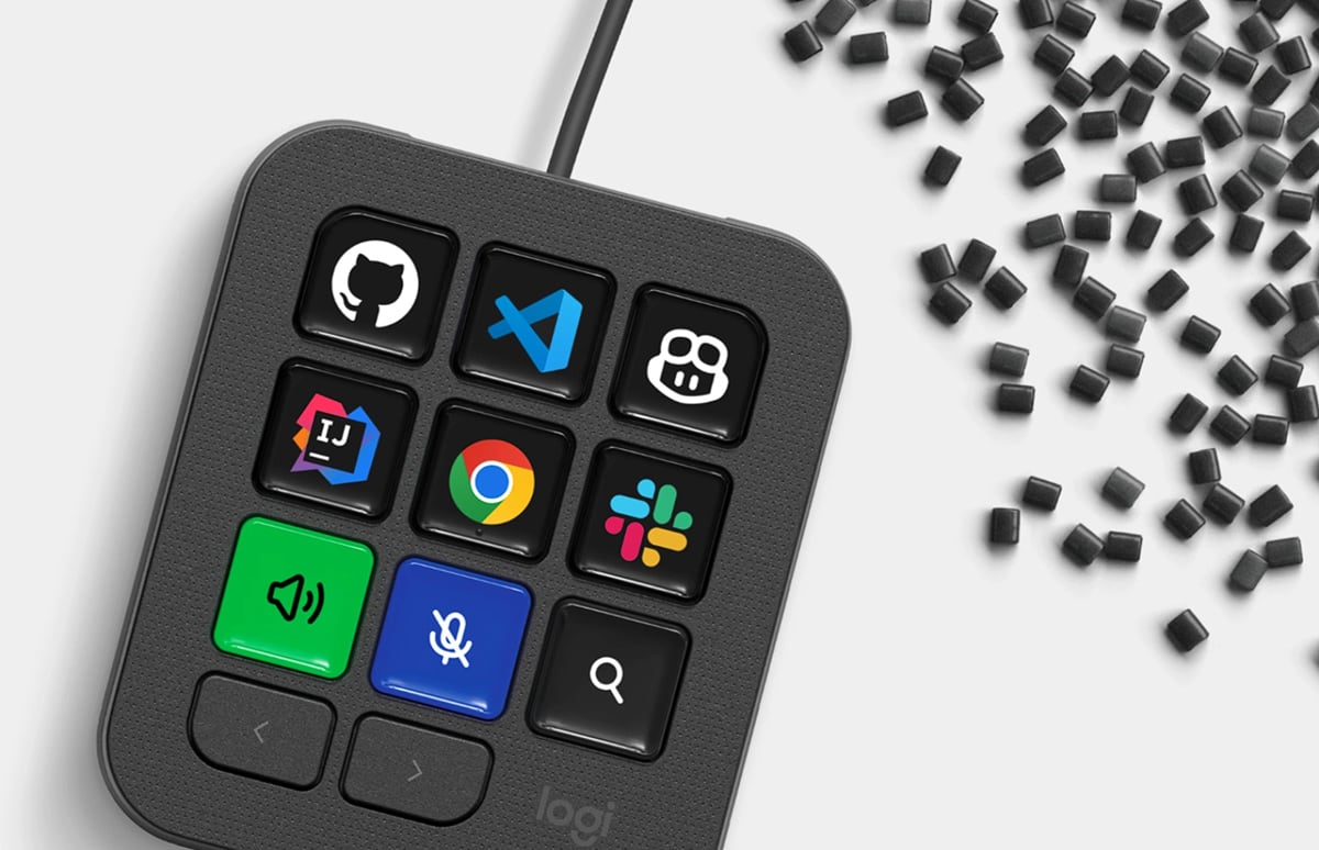 Logitech випустила MX Keypad — компактну панель для керування Claude Code, Copilot і Codex