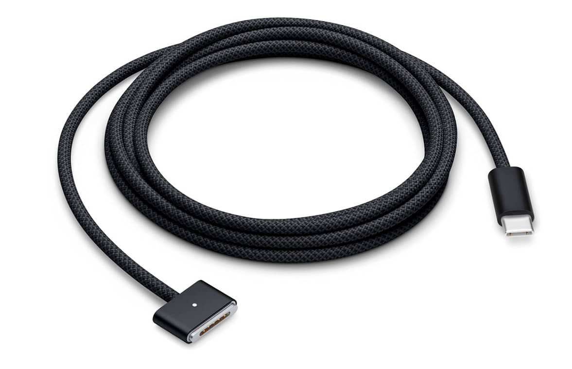 Кабель Apple USB-C c MagSafe 3 тепер доступний у кольорі Space Black