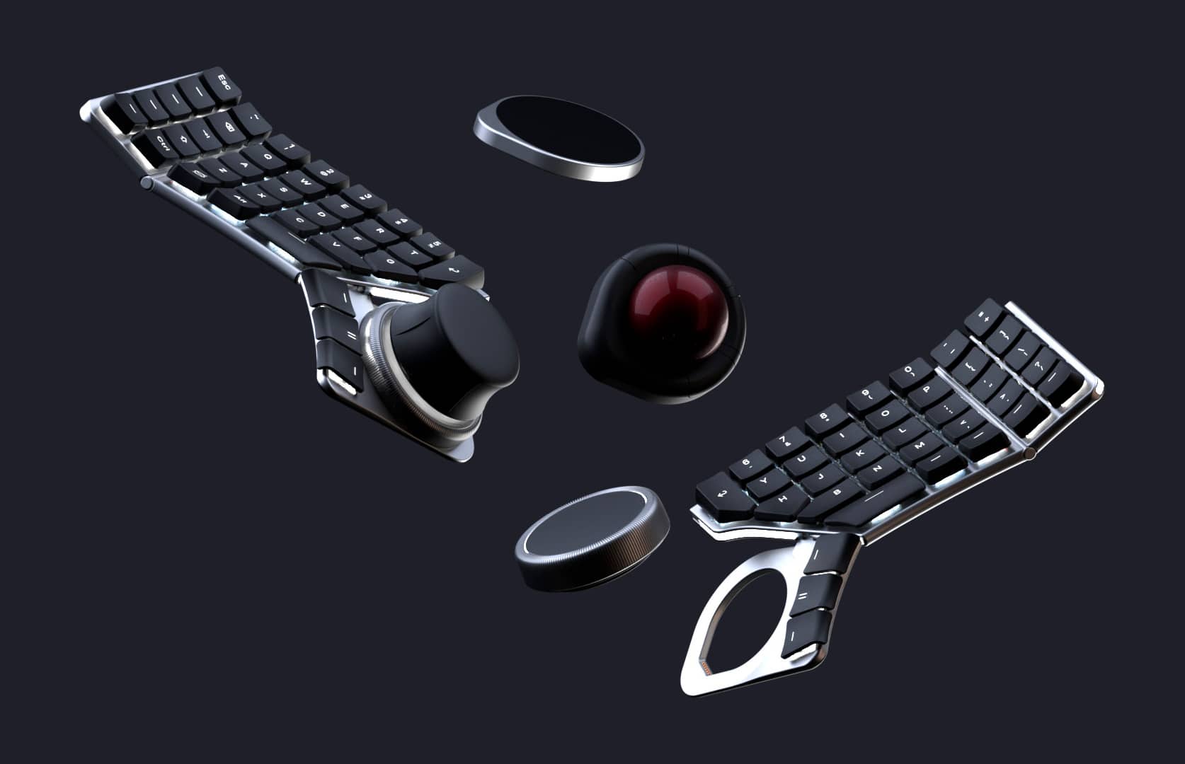 Представлено модульну клавіатуру Naya Create з ергономічним дизайном