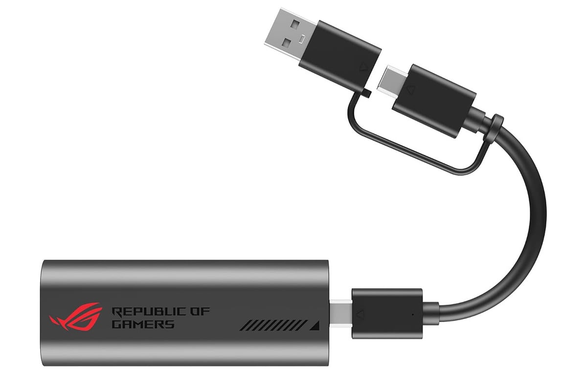 ASUS представила кишеньковий адаптер ROG USB-C10G: він додає ноутбукам надшвидкий Ethernet
