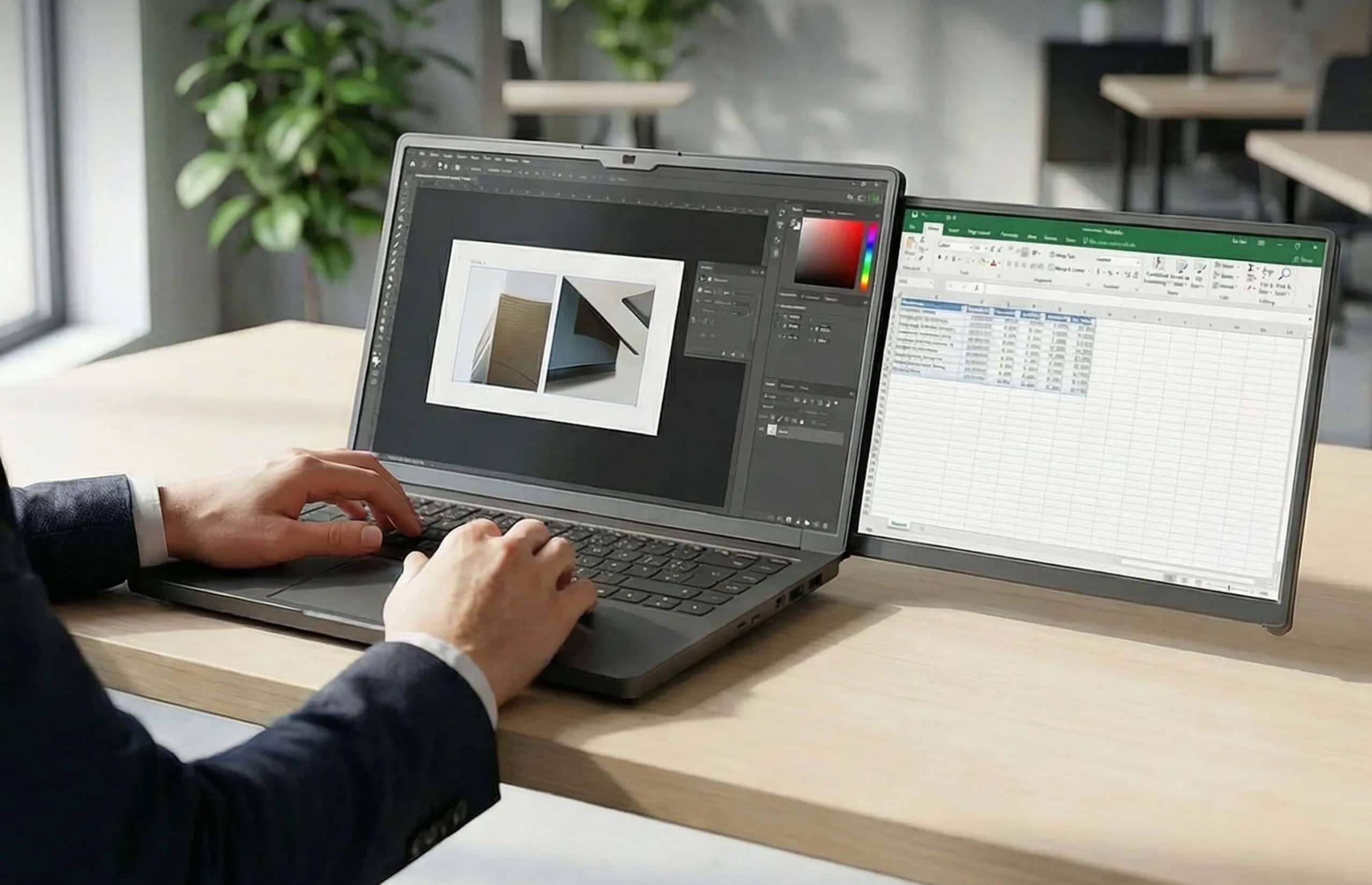 Створено компактний другий дисплей SpectraSlideOut для MacBook