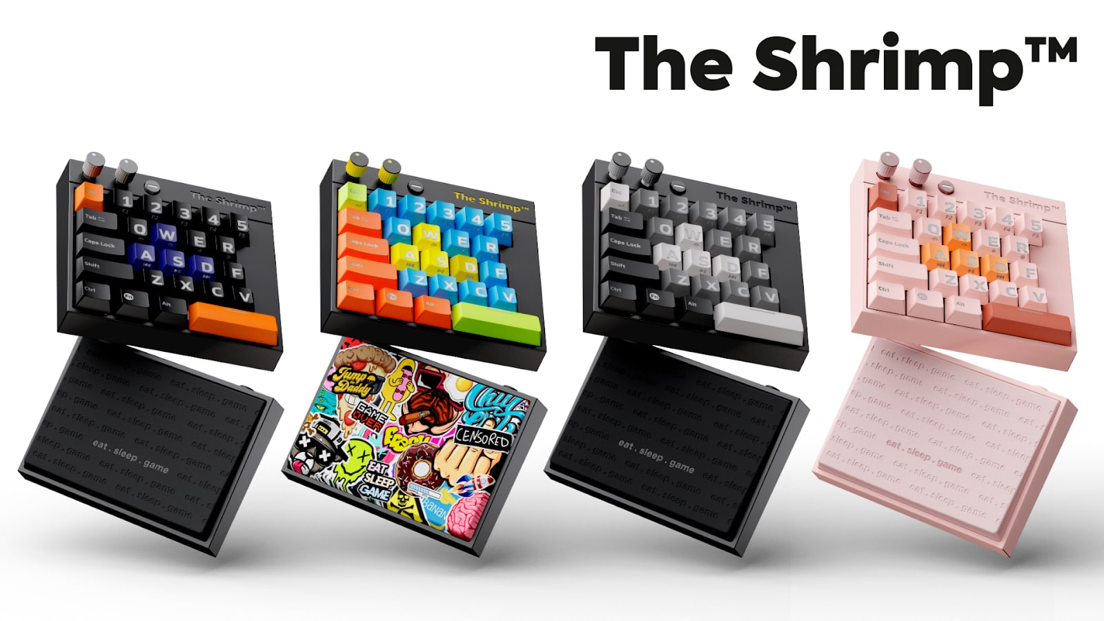 Представлена ​​надкомпактна ігрова клавіатура The Shrimp