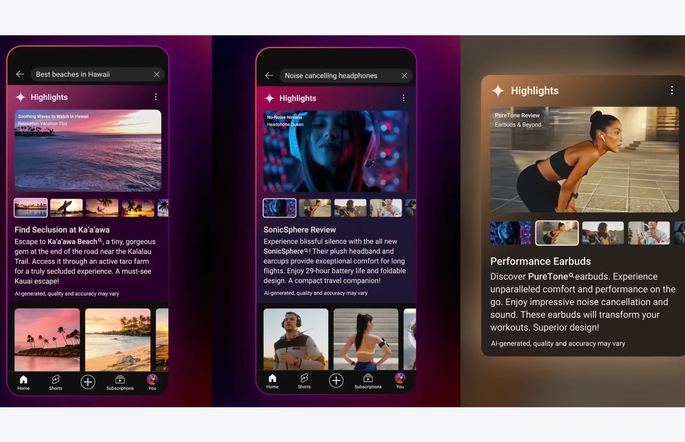 YouTube тестує функцію розумного пошуку відео на основі AI