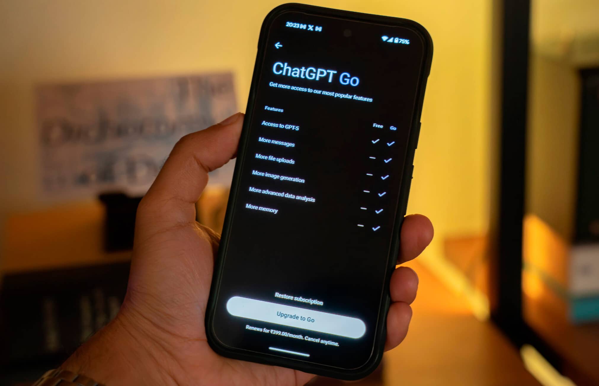 В Україні став доступний недорогий план ChatGPT Go
