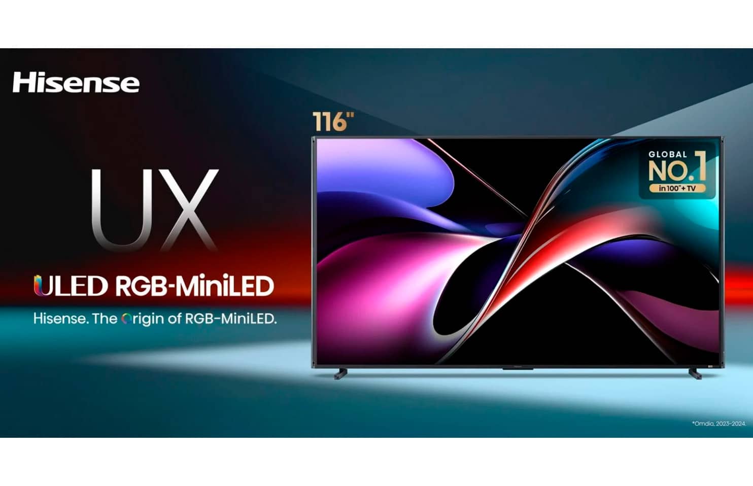 Hisense представила телевизоры UX ULED с диагоналями 100 и 116 дюймов