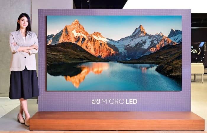 Samsung представила 89-дюймовый телевизор Micro LED