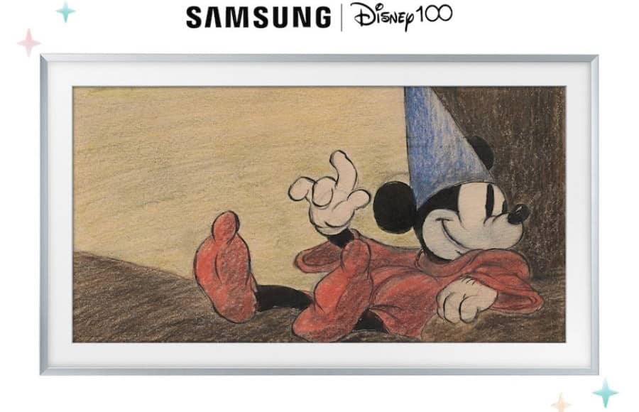 Представлен телевизор Samsung Frame-Disney100 Edition