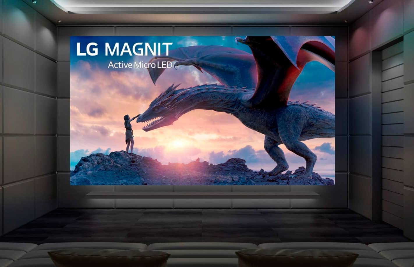 LG випустила 134-дюймовий телевізор Magnit Active Micro LED TV