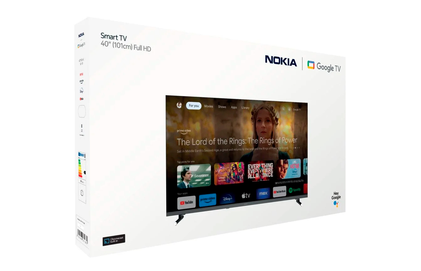 Представлено 5 смарт-телевізорів Nokia Google TV