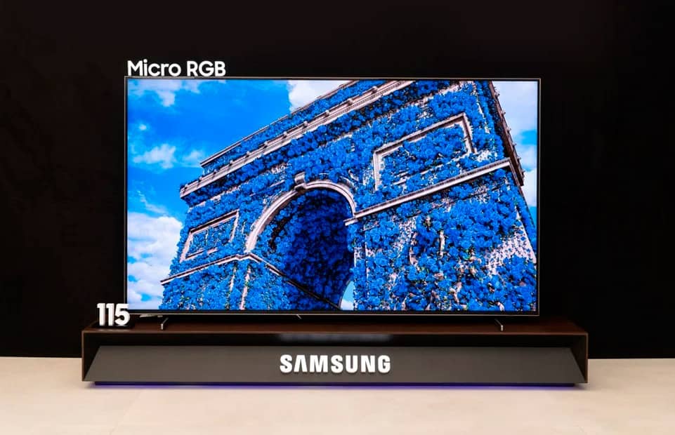 Samsung випустила перший у світі телевізор із технологією Micro RGB