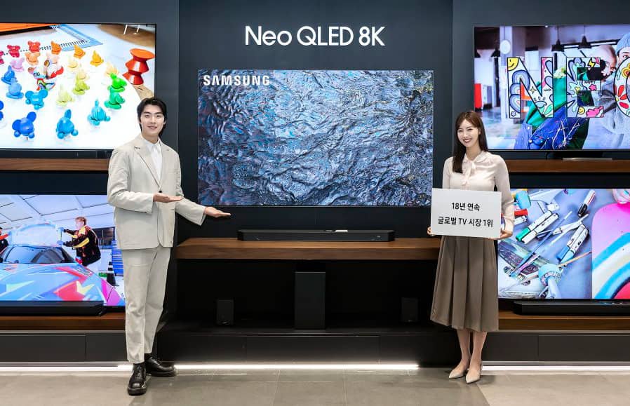 Samsung у 18-й раз поспіль посіла перше місце на світовому ринку телевізорів