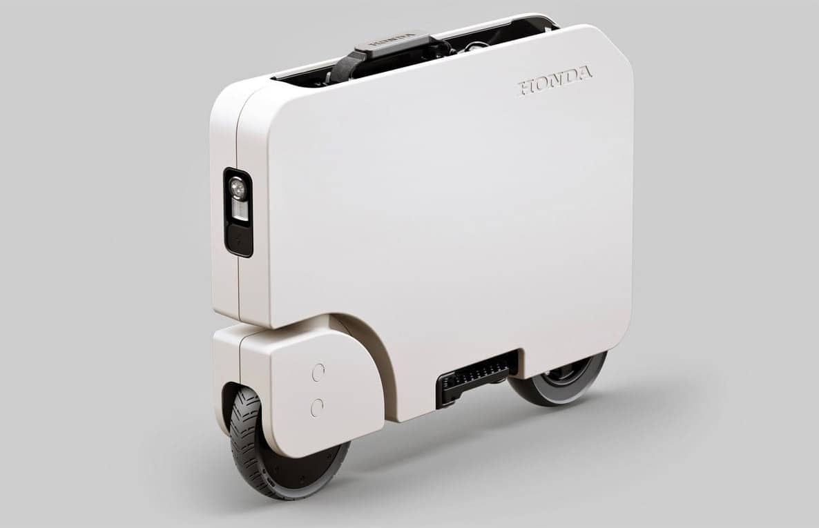 Представлен компактный электрический скутер Honda Motocompacto